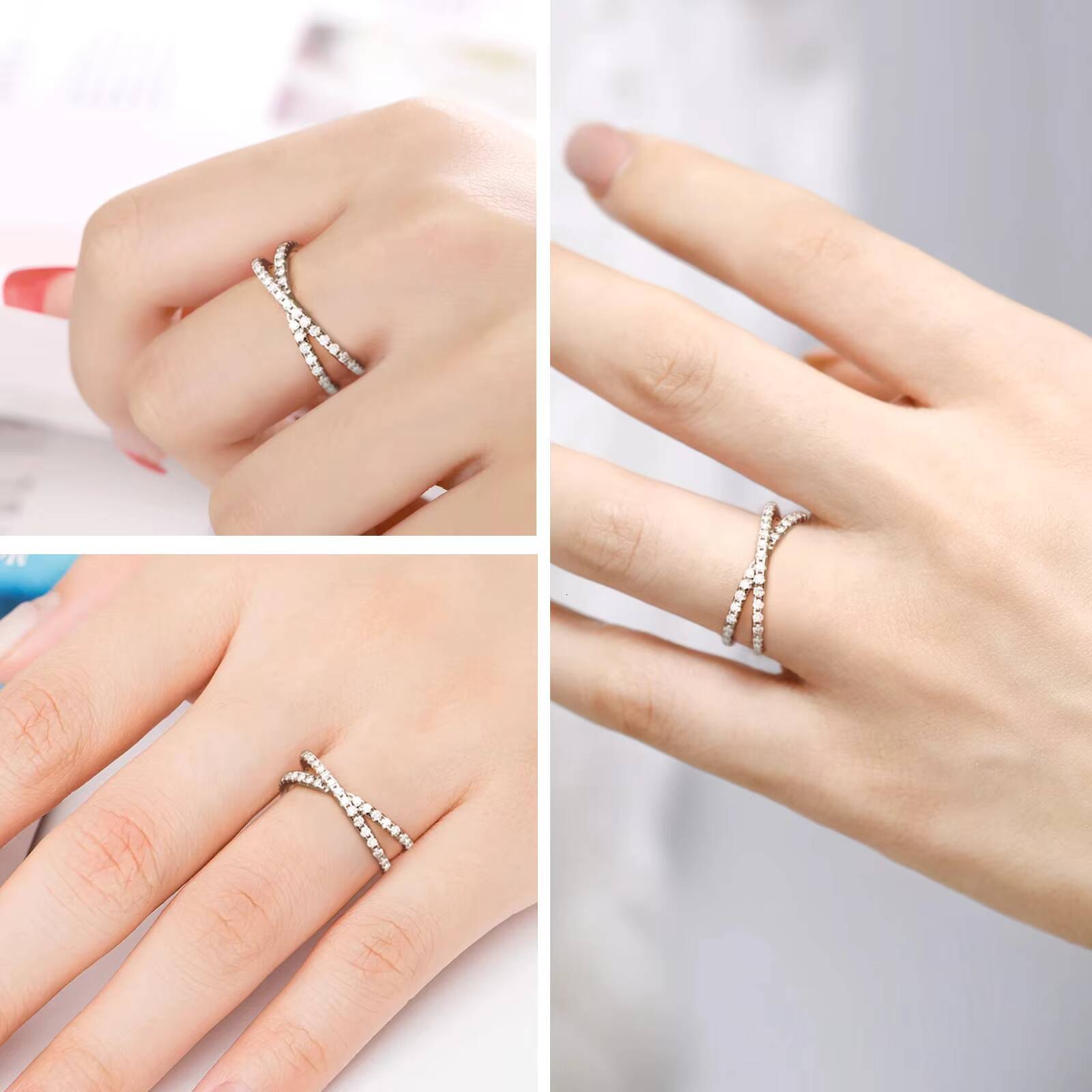 Source Manufacturer Moissanite Engagement Rings Moissanite Wedding Engagement Rings for Women