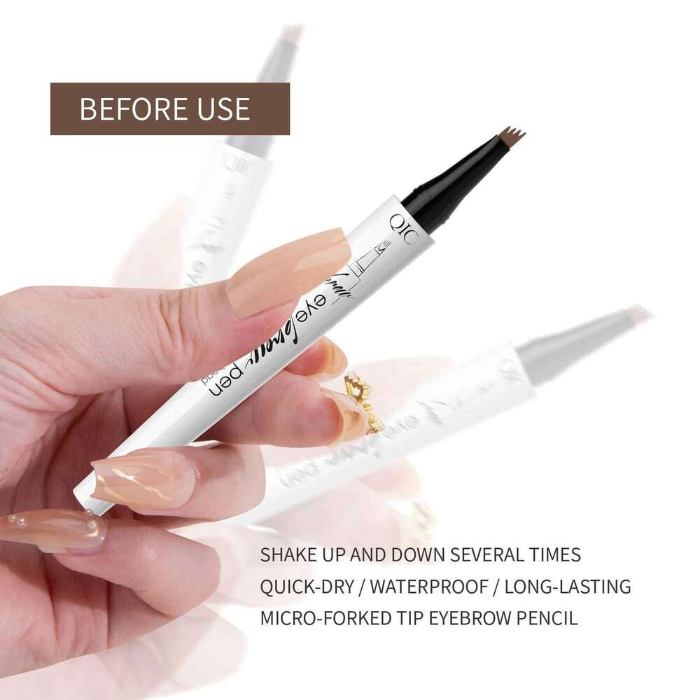 Waterproof Liquid Eyebrow Pencil - 4 Split Head, Fast-Drying & Long-Lasting, High Color Rendering For All Skin Types X250725