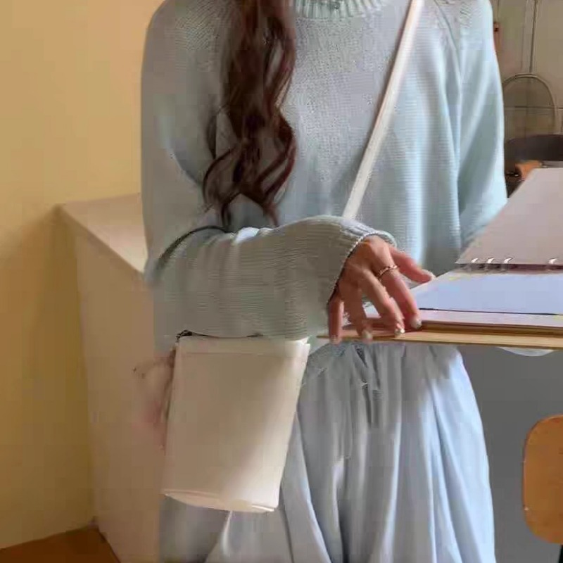 Bucket Bag Women's Simple Mini Bag Retro Versatile Shoulder Bag