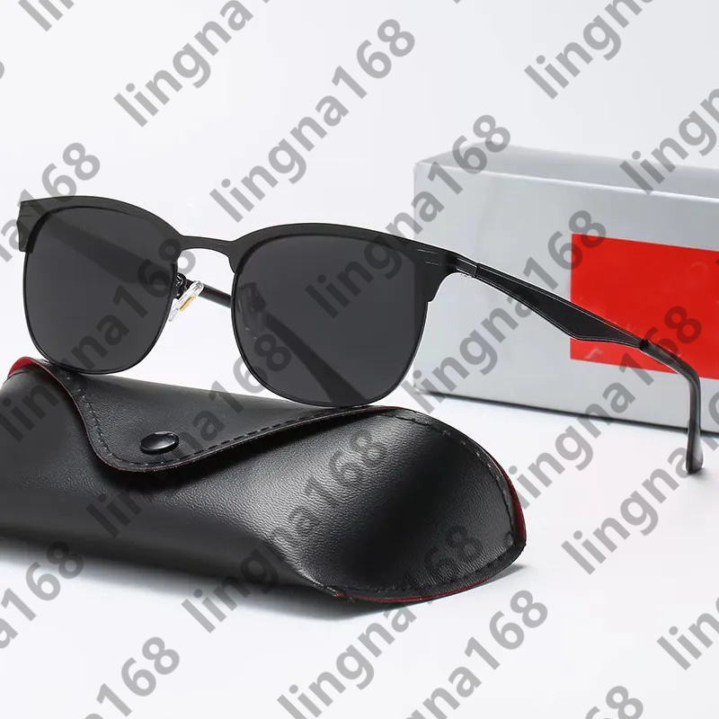 Designer Men Women Polarized Sunglasses Adumbral Goggle UV400 Eyewear Classiceyeglasses Male Sunglasses Metal Frame With Box A+