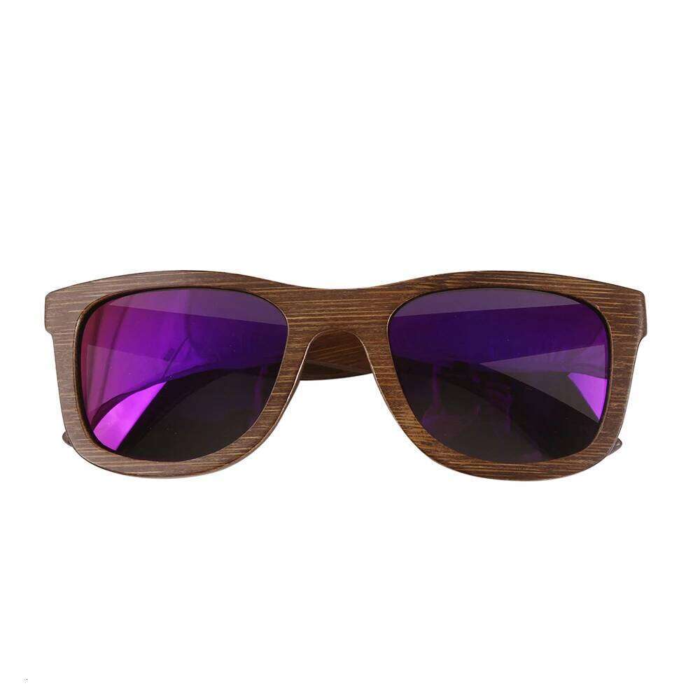 BerWer Bamboo Sunglasses 2024 Fashion Polarized Sun Glasses Popular New Design Wooden Sunglass Frame Handmade
