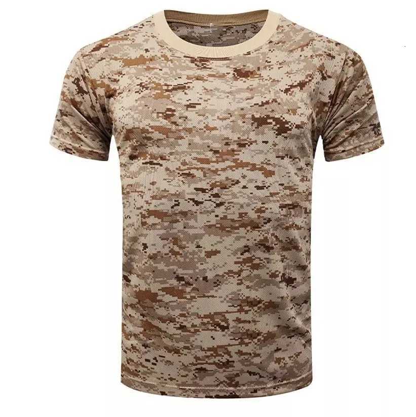 Mens Camo 3d Printed Shirt Outdoor Sports Casual Comfortable Clothing Daily Fitness Workout Summer Sports T-Shirt Y250724