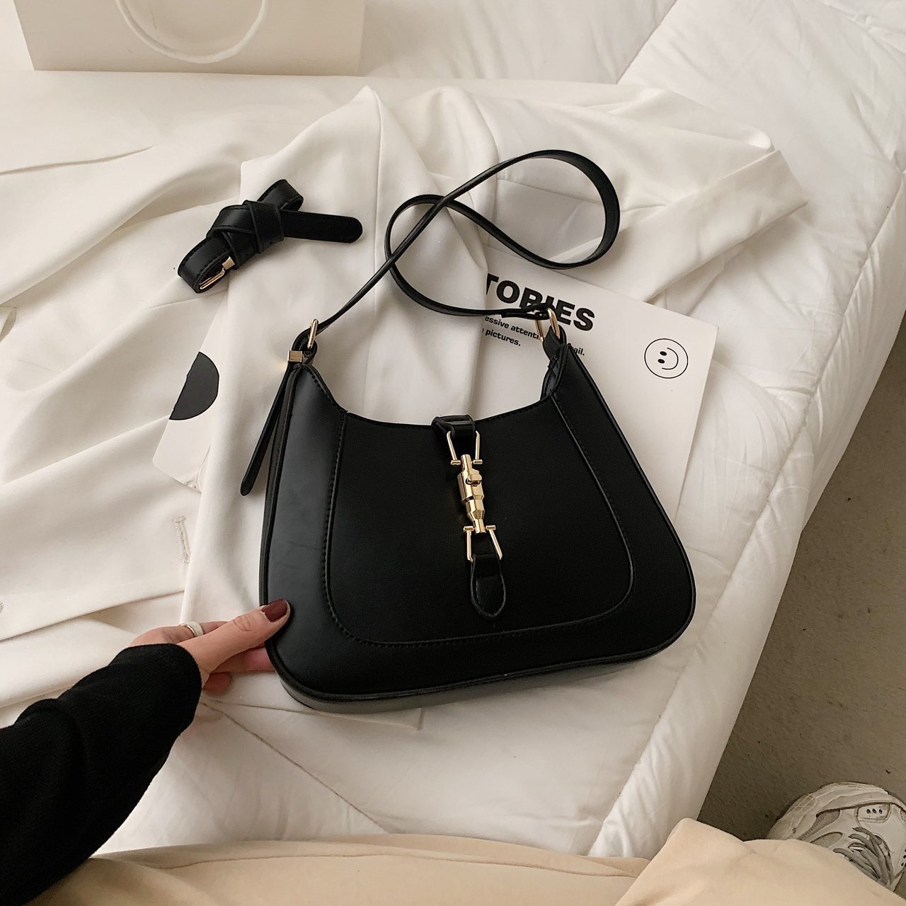 Luxury Brand Designer Bag This Year's Trend Small Bags Women's Bags 2025 New Niche Design Fashion Underarm Bags High-End Versatile Shoulder 