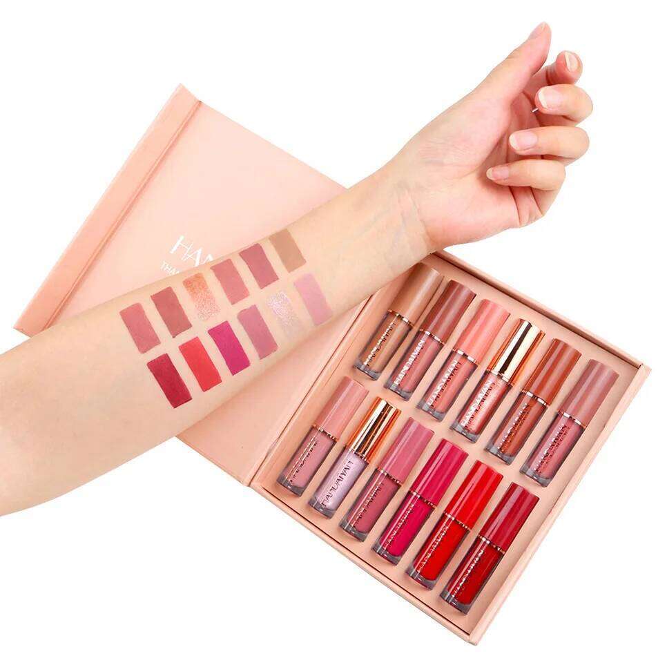 HANDAIYAN 12 Colors Veet Matte Set - Liquid Lipstick Gift Box Set, Non-Sticky Lip Gloss X250725 X250725