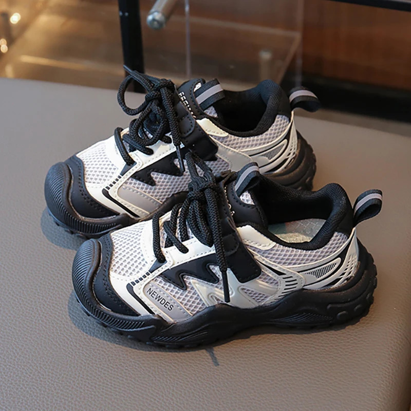 Autumn Sport Shoes For Children PU Leather Boys Girls Running Antislippery Teenagers Kids Sneakers Casual Shoes 250725