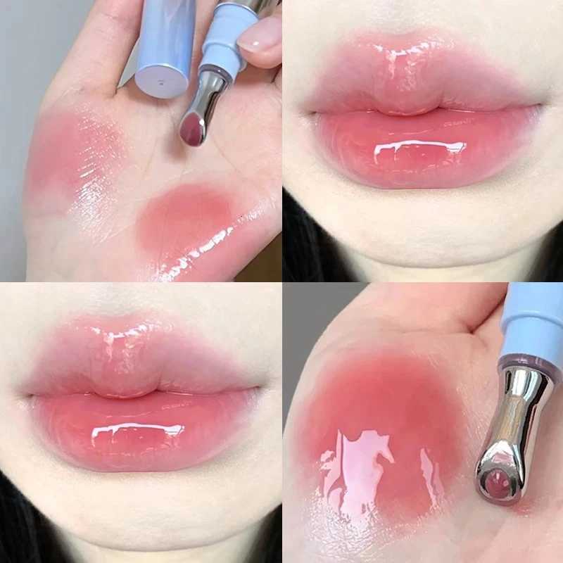 Cappuvini Mirror Water Gloss Jelly Lip Gloss Lasting Non Greasy Metal Ice Clear Glass Lip Tint Moisturize Lip Essence Oil MakeupXJ250724