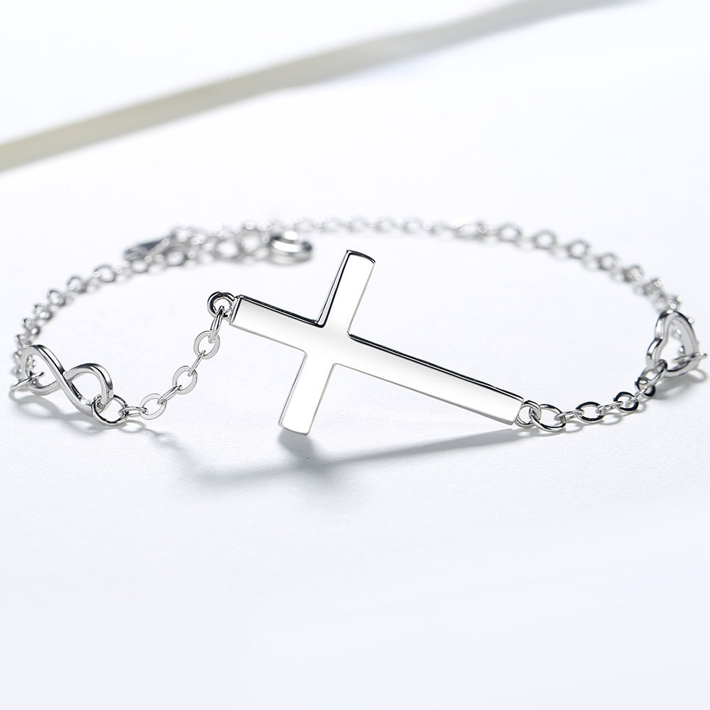 Cross Bracelet Simple Fashionable Elegant Unisex Electroplated Internet Celebrity Jewelry Jewelry for Women