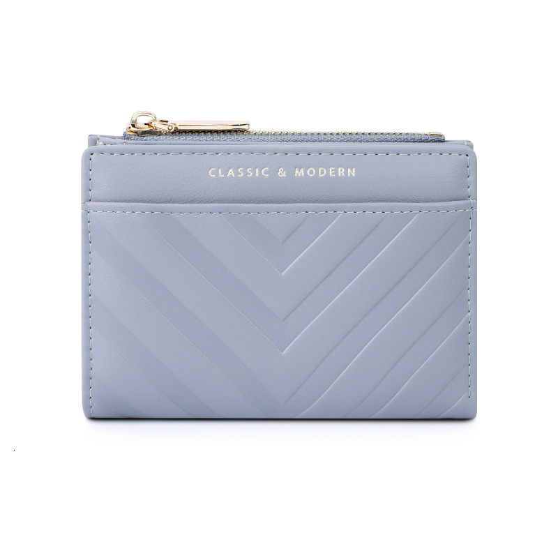 Luxury Women's Striped Embossed PU Leather Wallet Free Shipping Designer Multi Slot Fashion Card Holder Multifunctional Coin Bag