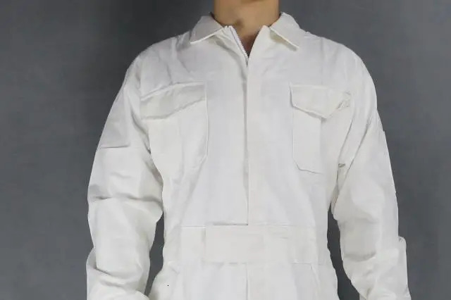 100cotton Worker Overall Jumpsuit Auto Repairman Mechanical Work Clothing Big Size Romper Costume Malefemale Uniform Coverall 250725