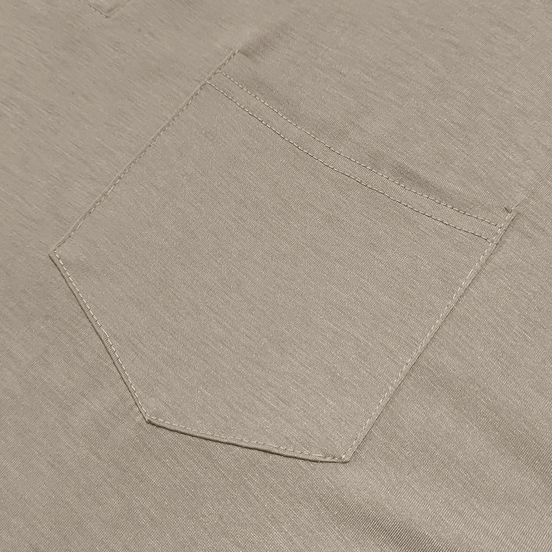 Men's T-shirt Fashion Top Casual Henley Shirt Long Sleeve Hardman Style Men's Breathable Quick Drying Patch Bag T-shirt Men European size: S