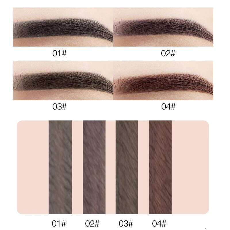 Waterproof Liquid Eyebrow Gels-24Hours Long Lasting Sdge-Proof Tinted Makeup Color Brow Ge X250725