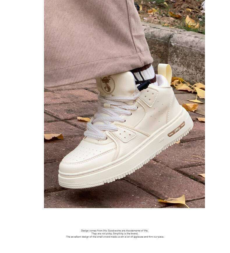 Jiffly High Top Unisex Sneakers - Black & White Panda Colors for Couples