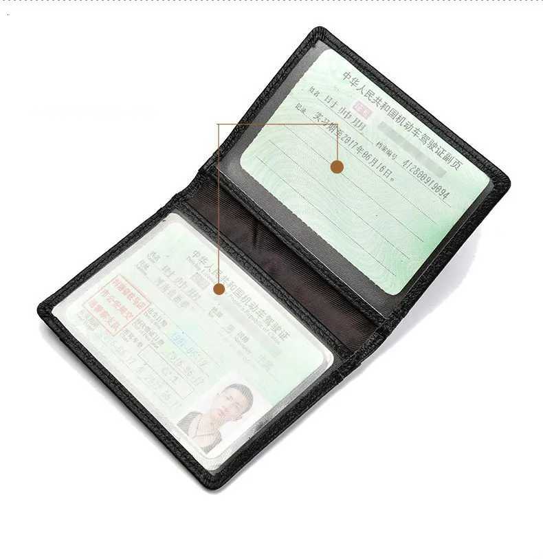 Super Slim Soft Men 100% Genuine Leather Mini Wallet ID Card Holders Purse Male Thin Small Cardholder Z250725