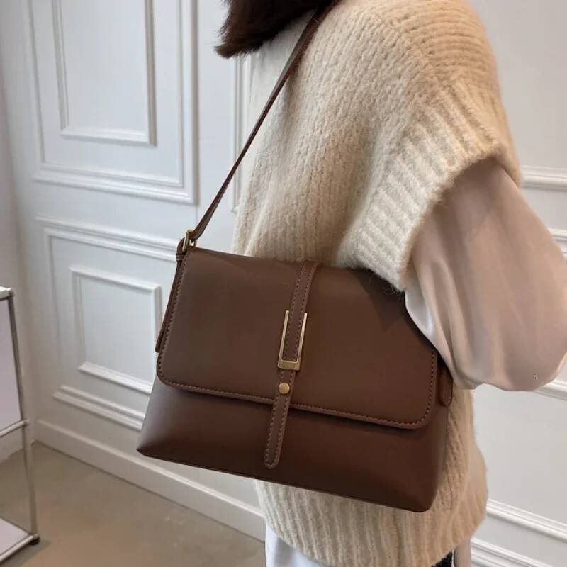 2025 Designer Handbags Purses Women Fashion Shoulder High Quality Leather Crossbody Messenger Bags For Female Sac A Main