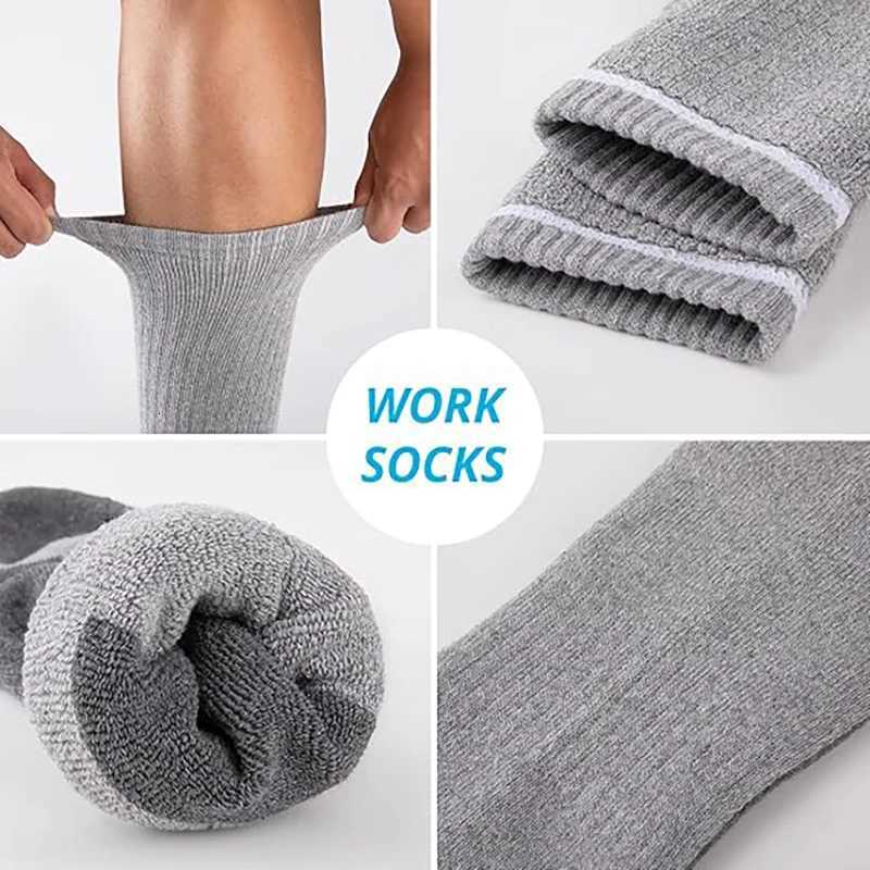 5/10/20 Pairs Mens Autumn Winter Thickened Socks Mid Length Deodorant Sweat Absorbing Casual Sport Socks X250725