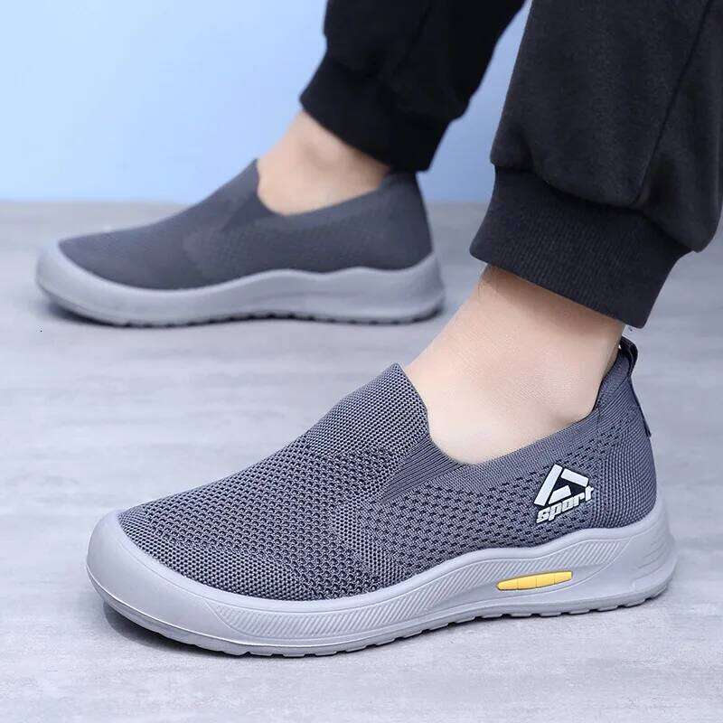Bebealy Women's Sneaker Flat Casual Nonslip Outdoor Soft Home Shoes Comfortable Slip-on Men Shoe