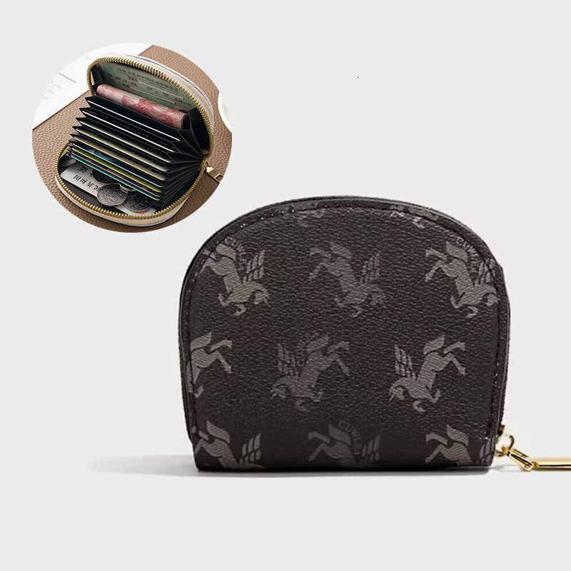 Free Shipping Designer Luxury Women's Handbag Coin Card Holder Convenient Multi-functional ID Holder Unicorn Pattern Series New Fashion Wallet