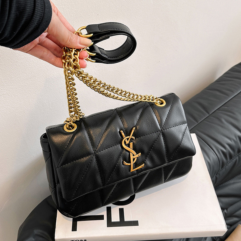 new Free shipping designer bag tote bag Shoulder bag Cross Body Chain bag fashion plaid Bucket Daily Essential Roomy