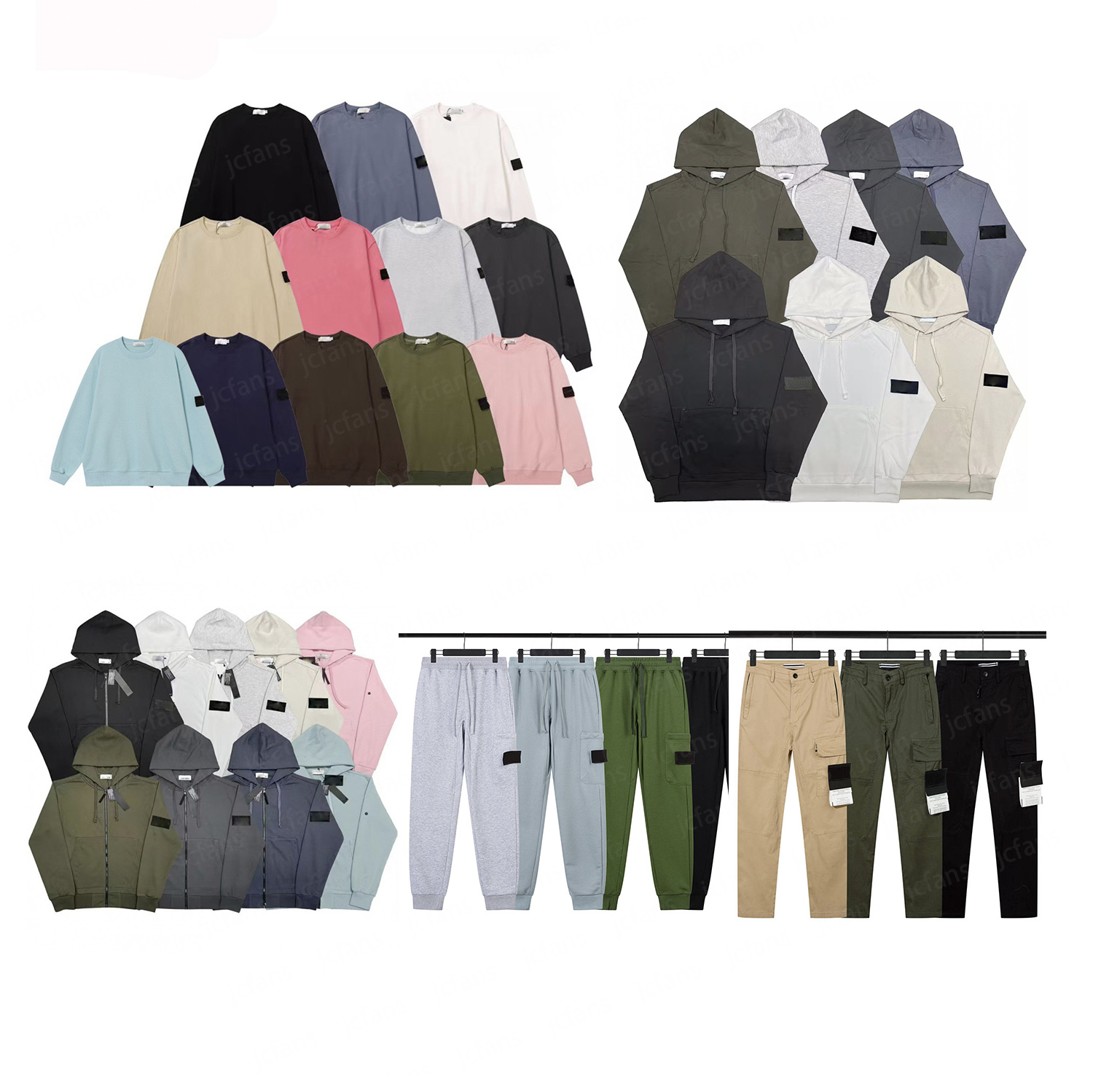 Designer Jumper Tracksuit Embroidered Compass Badge Sweatshirts Hoodie Pullover Cargo Pants Jacket Sweater Mens Women Tops Shorts