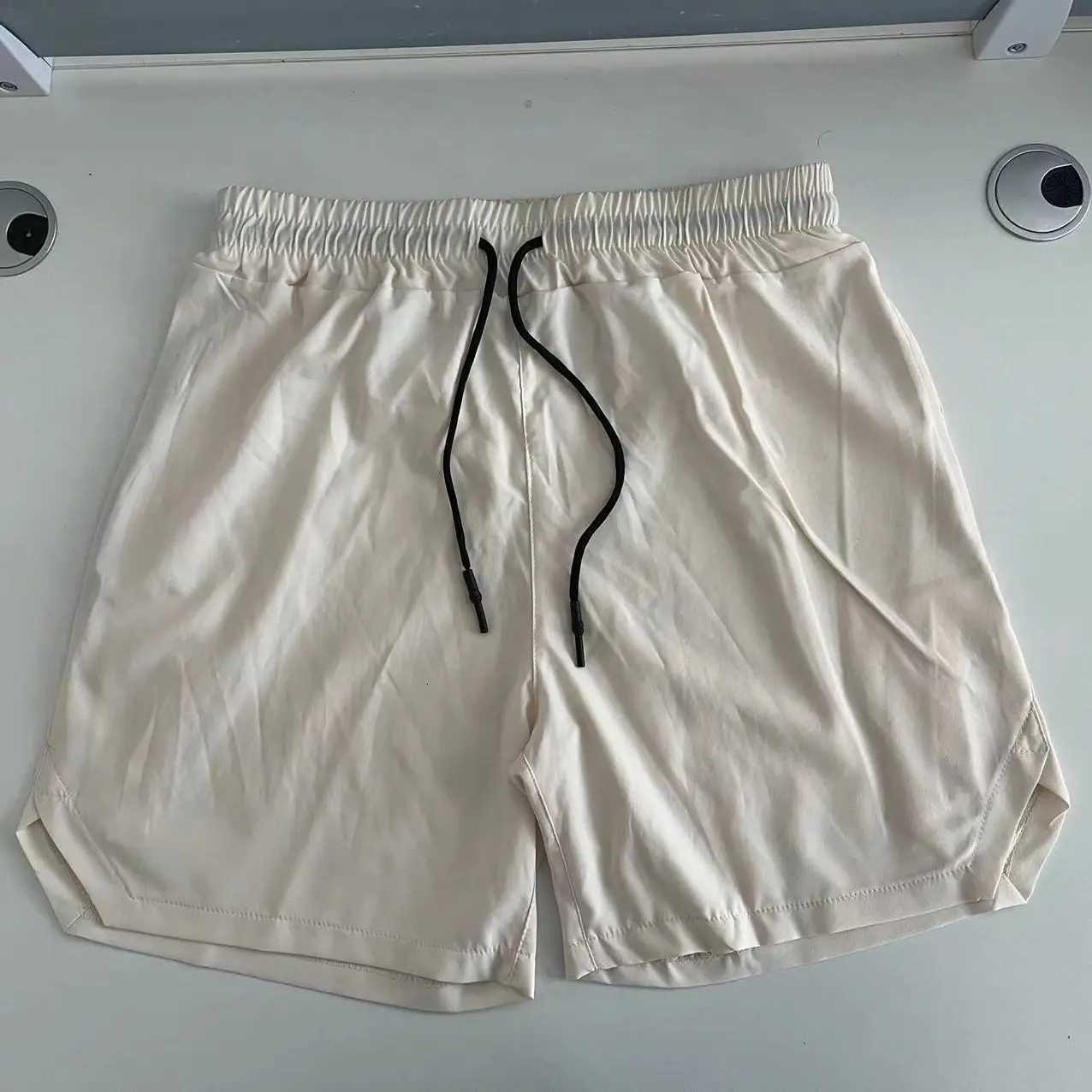 2024 Single Layer Quick-Drying Solid Color Mens Short Pants Fitness Jogger Sport Shorts Sweatpants Fitness Workout Casual Pants W250724
