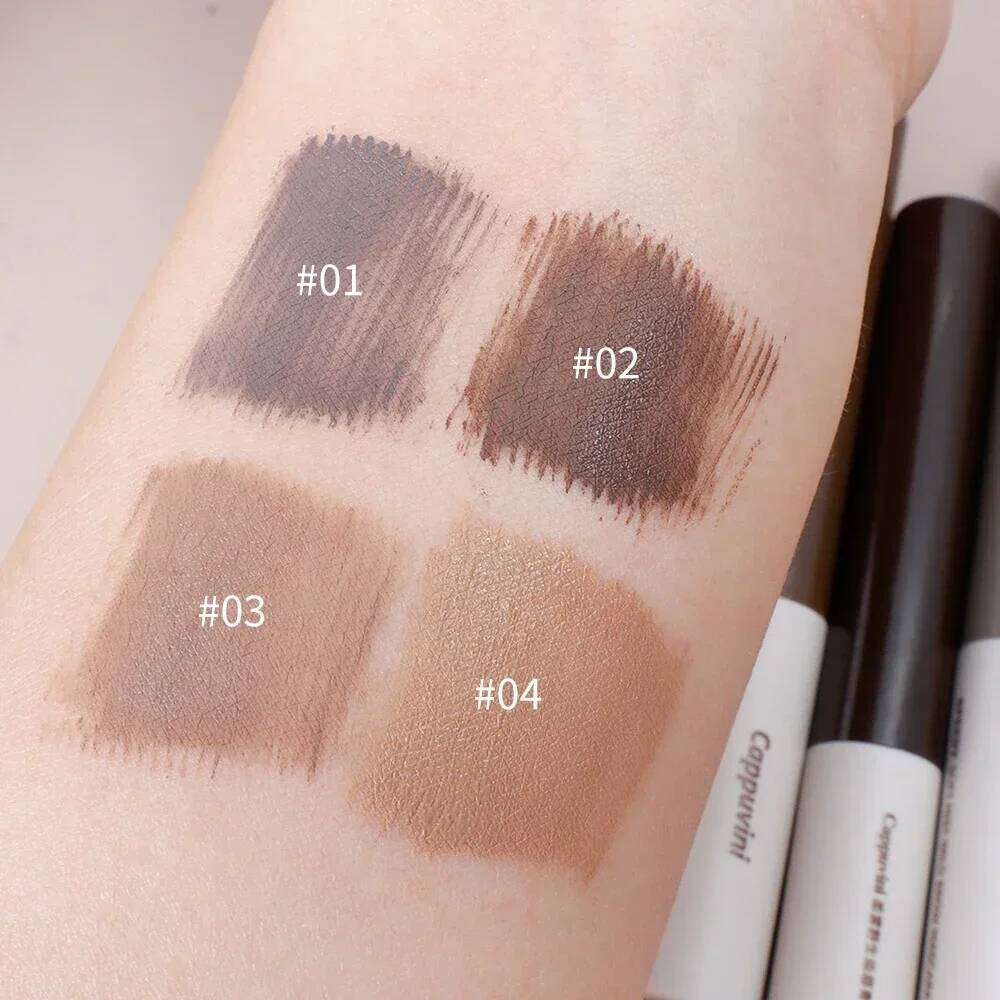 Waterproof Natural Liquid Eyebrow Cream Long Lasting Quick Drying Brown Grey Dyeing Eyebrows Enhancers Makeup Cosmetics X250725