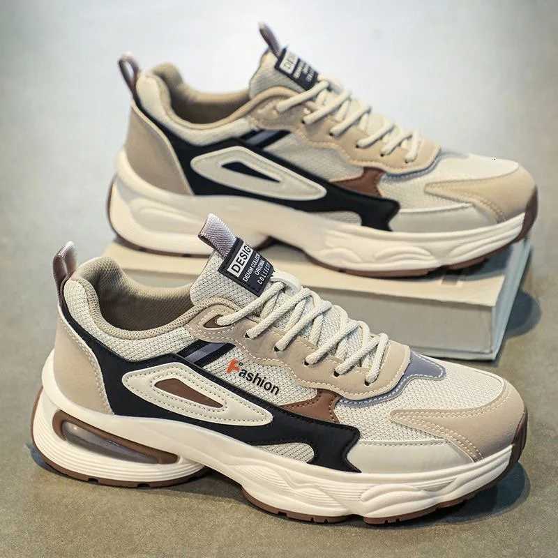 Men Shoes Summer Breathable Platform Mesh Sneakers Outdoor Hiking Casual Men Shoes Non-Slip Comfort Run Shoes Mens Sneakers XJ250725