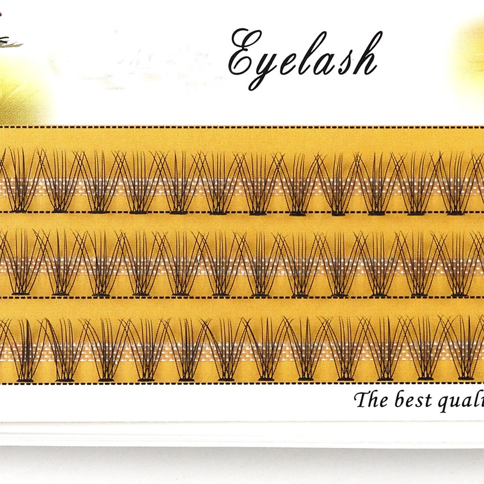 1 Box60 Bunches Mink Eyelashes Natural 3D Russian Individual Eyelash 10D cluster Makeup Tool Lashes Wholesale 250714