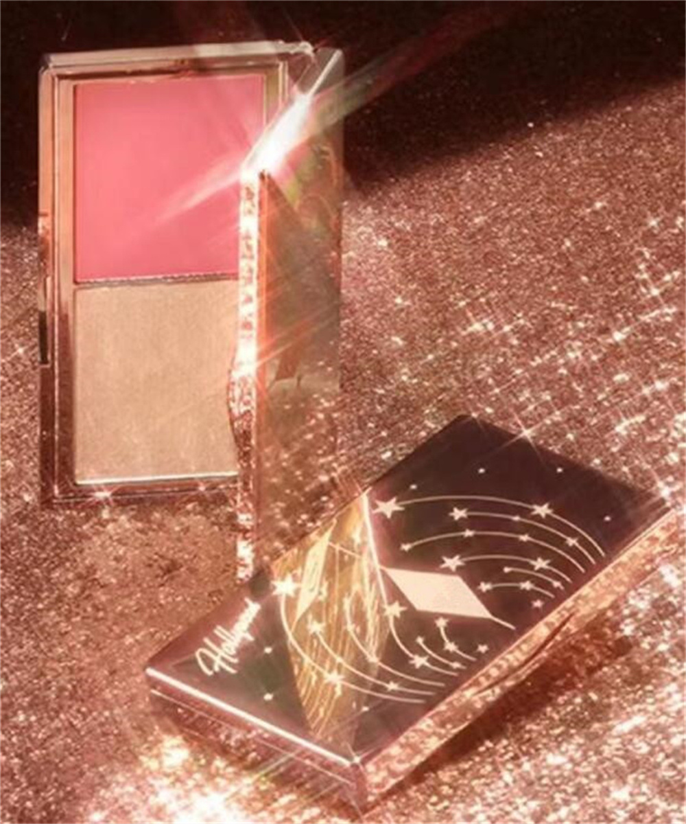 Brand 2 in 1 Limited Blusher highlight 7.5g HOLLYWOOD BLUSH & GLOW GLIDE PALETTE Face Makeup Natural Blush