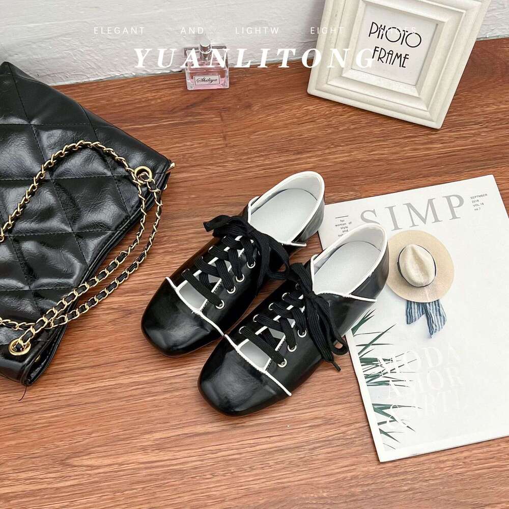 Yuanlitong Spring Summer New Casual Women's 2025 Korean Version Denim Sneakers Fashionable Outdoor Shallow Mouth Board Shoes