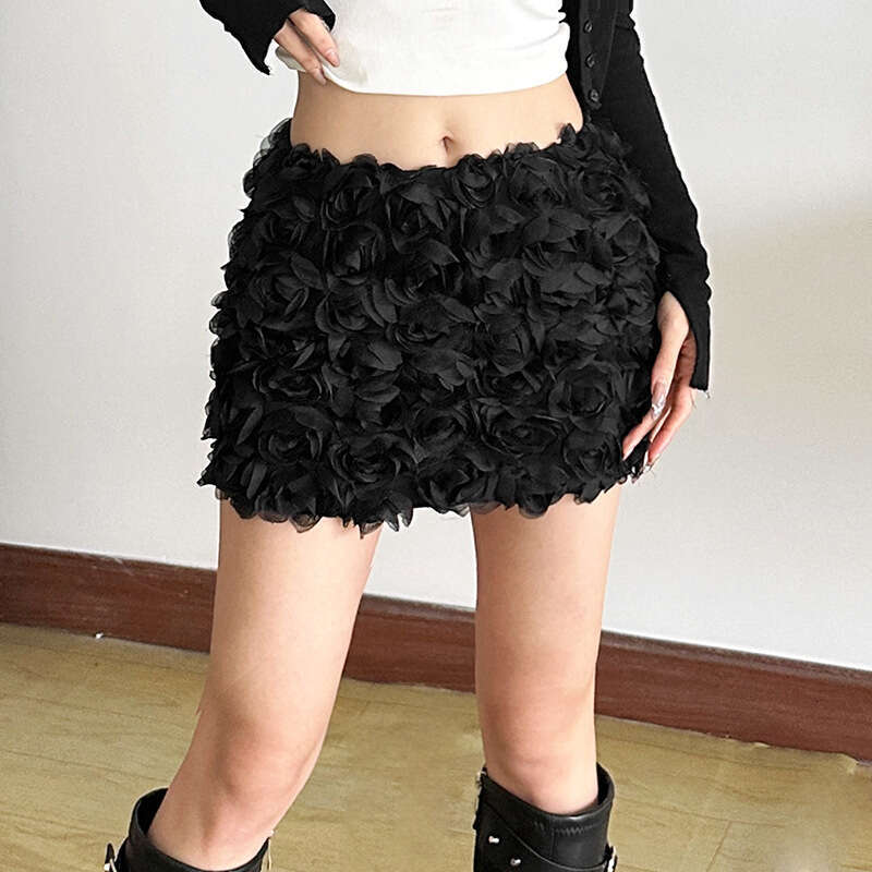 2024 Autumn Winter New Women's Street Fashion Solid Color High Waist Bodycon Skirt a1d