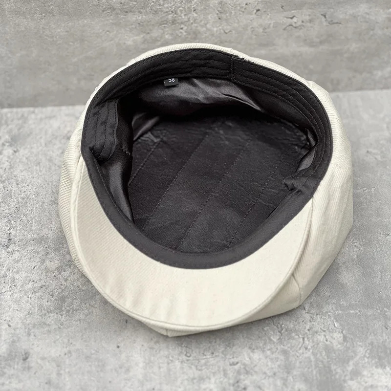 Cotton Big Size Summer sboy Cap Men Twill 8 Panel Hat Baker Caps Retro Gatsby Hats Casual Cap Apple Beret for Male 250723