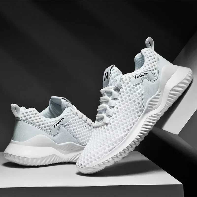 2025 Summer Mens Loafers Walking Mesh Breathable Summer Comfortable Casual Shoes Sneakers Mens Running Shoes XJ250725