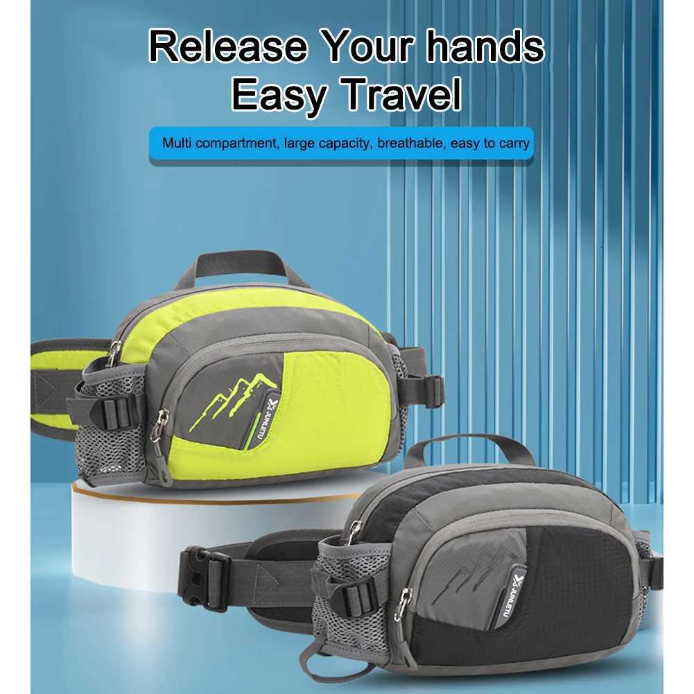 Fanny Pack Running Belt Purse Phe Pouch Nyl Sling Waist Pack with Bottle Holder for Running Hiking for Hydration for Jogging Y250724