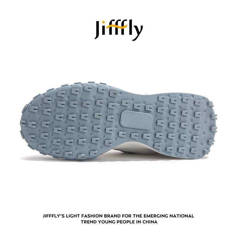 Jiffly Aggan Women's Classic Retro Sneakers for Fall/Winter with Thick Sole