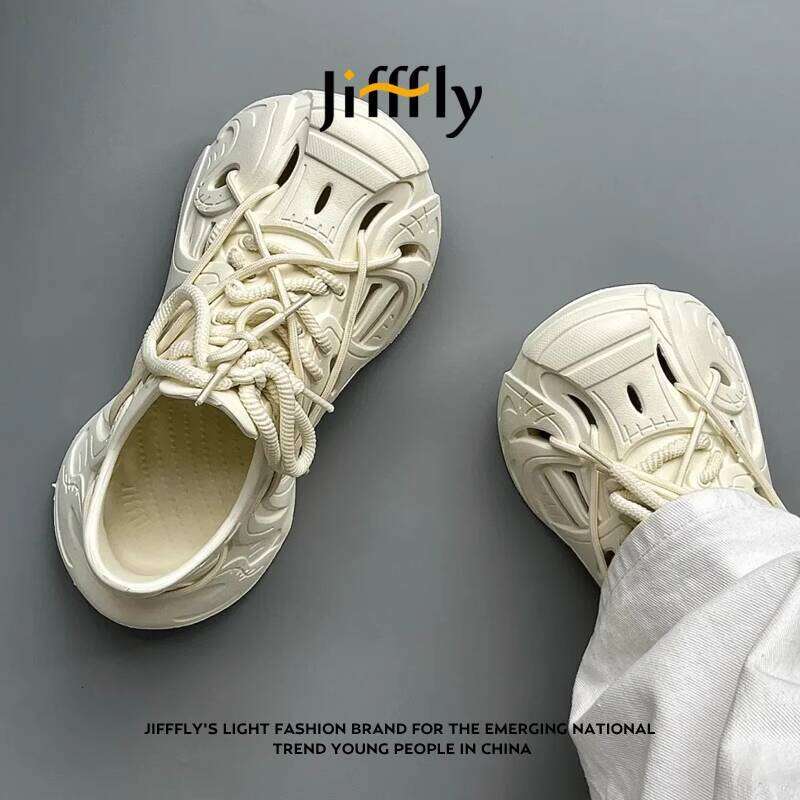 JiffflyMonster ed Monster Retro Sneakers for Men Hollow Out Dad Shoes Couple DIY