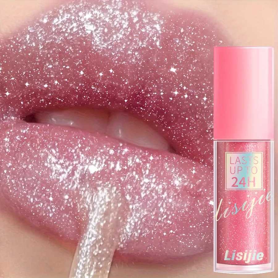 Diamonds Glitter Lip Gloss Lasting Waterproof Liquid Lipstick Pearl Shining Lip Color Sparkling Lip Makeup Lasts Up To 24HXJ250724