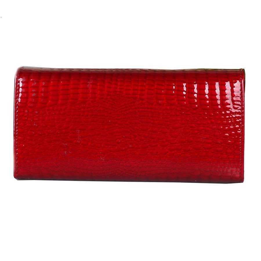 Alligator Pattern Genuine Leather Wallet Woman Long Ladies Cowhide Purse Diamond Decorated Card Holder Clutch Bag Z250725