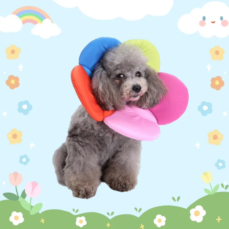 Cat Collar Pet Protective Collars for Dogs Cats Wound Healing Protection Elizabethan Collar Pet Cat Anti-bite Recovery Circle 250716