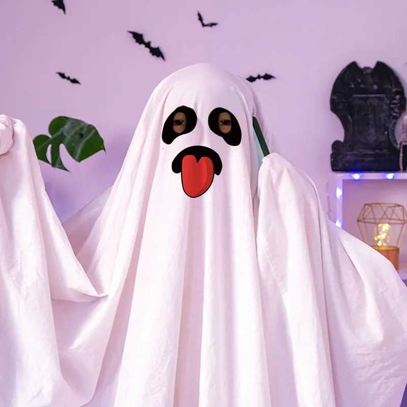 Cute Kids Halloween Horror Cloak Cape Anime No Face Cosplay Costumes Ghost White Tassels Cloak Unisex Halloween Costume Full Set Z250725