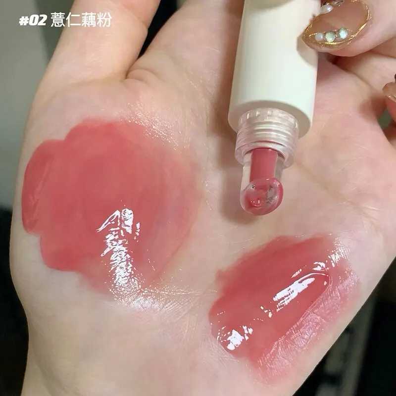 TATIBEAUTY Lip Jelly Essence Hydrating Lipstick Lip Gloss Lip Gloss Mirror Lip Gloss Lipstick Tender Pink Student MakeupXJ250724
