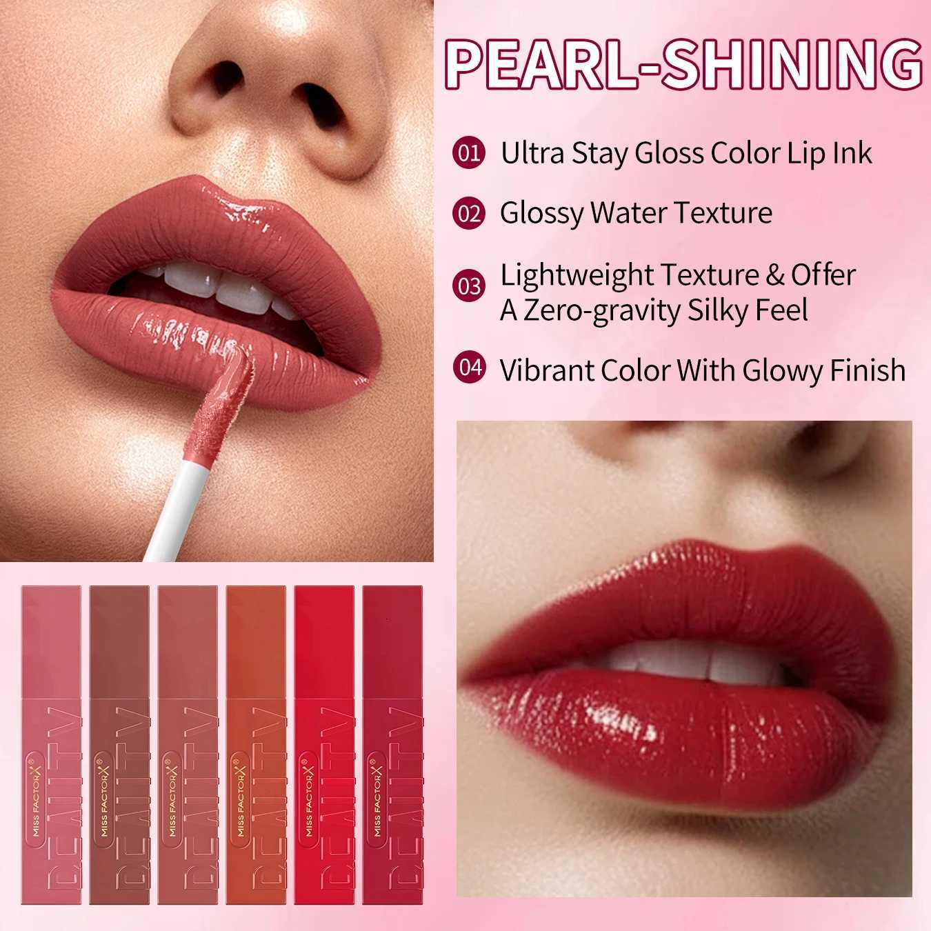6pcs Lip Gloss Set - Long lasting Moisturizing Colored Lip Oil - Suitable for All Skin Types Perfect Gift for WomenXJ250724