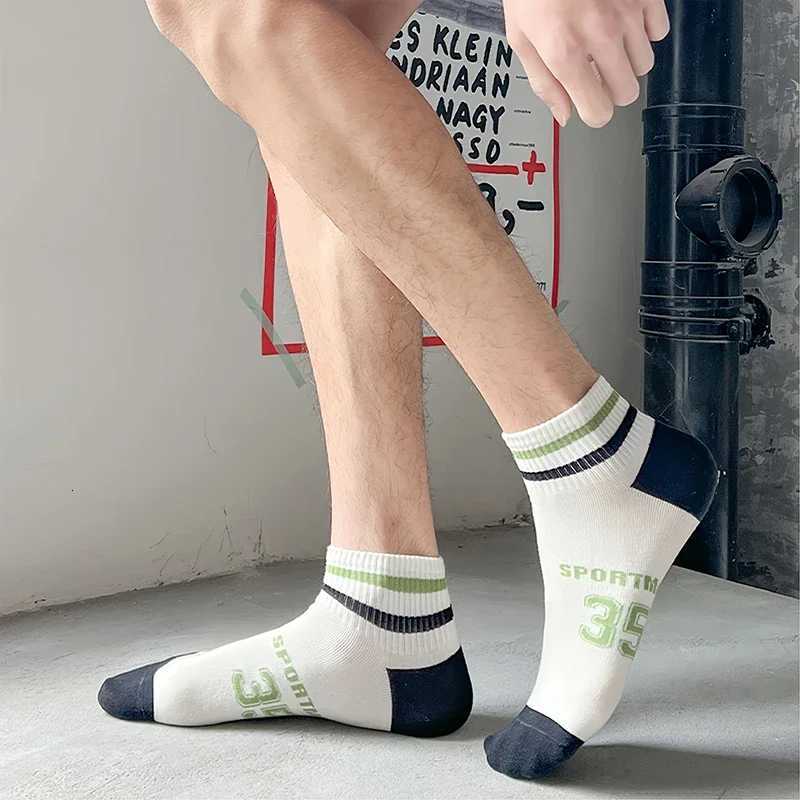 100% Cotton Short Socks for Men Basketball Socks High Quality Fashion Breathable Ankle Comfortable Athletic Socks X250725