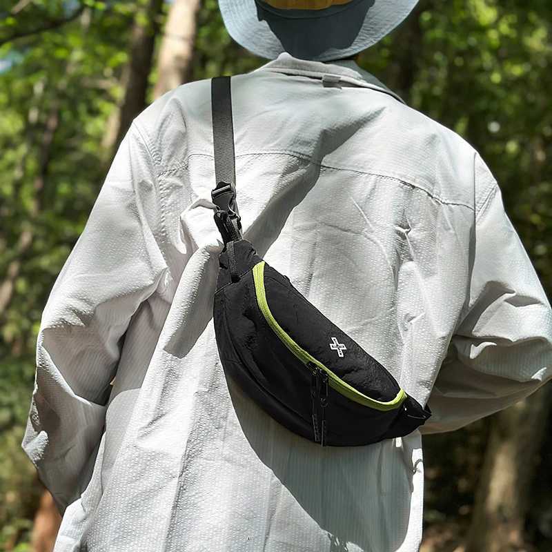 Casual Waterproof Ch Bags Large Capacity Crossbody Bags Korean Style Waist Bag Fanny Pack for Mens Travel Bag Banana Y250724