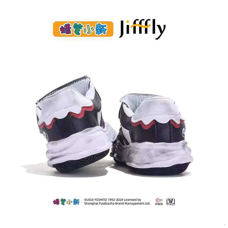 Crayon Shin-chan Collaboration Jifffly Sneakers Women Summer Edition Flip-top Dissoable Shell Toe Sports Shoes for Men