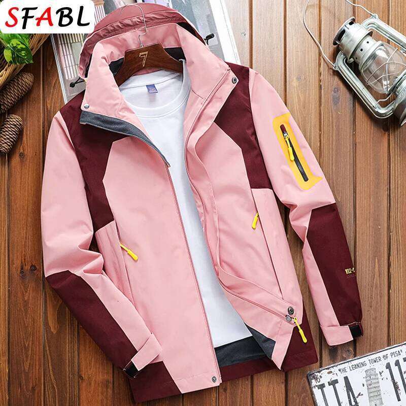 SFABL Youthful Trend Windbreaker Summer Waterproof Breathable Hooded Jacket Women Outdoor Sport Jackets Men