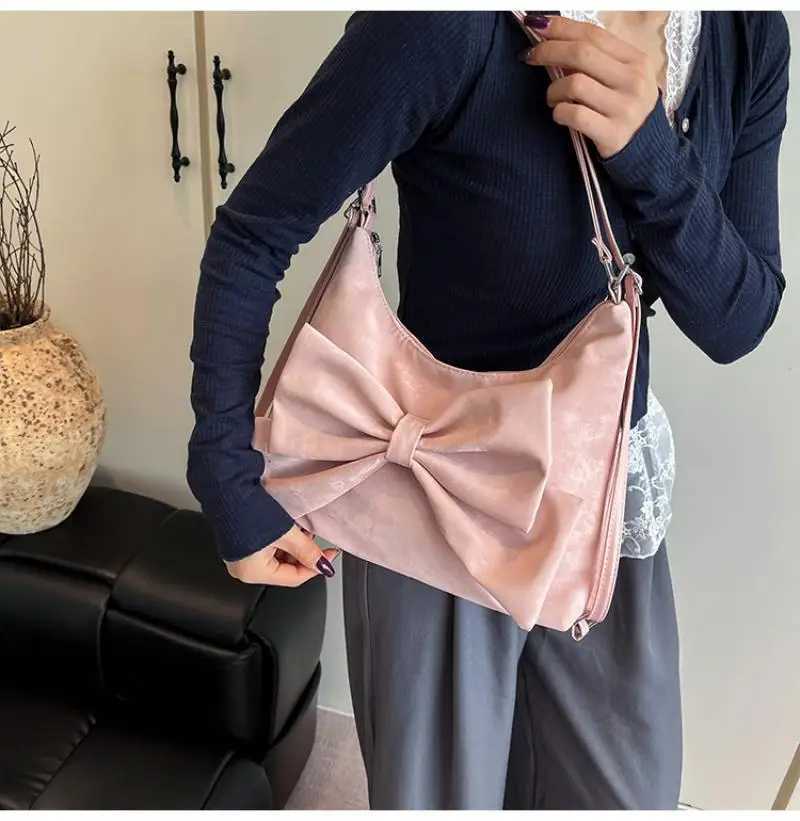 Sweet commuter underarm bag for women large capacity e bag multi-purpose student tote bag for class Y250725
