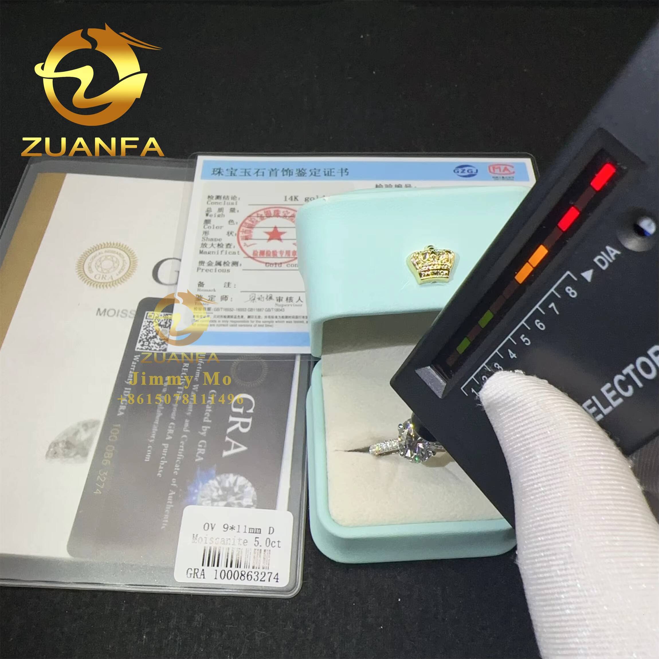 Elegant Gorgeous 14k White Gold 5ct Iced Crushed Oval Moissanite Diamond Engagement Wedding Band Ring Anniversary Women Gift