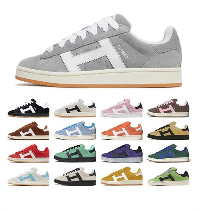 Designer Shoes campuses designer 00s suede Grey Gum for men women shoes sneakers Dust Cargo Clear Pink Wonder White Black Dark Green mens trainer