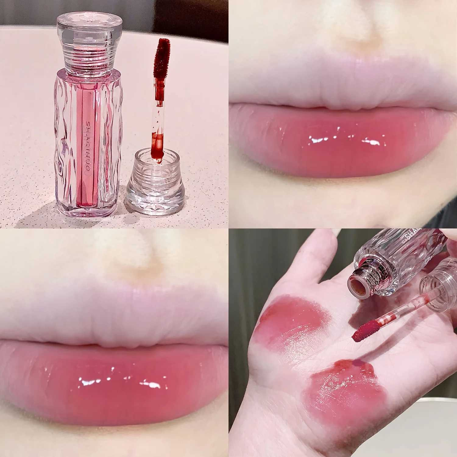 Hydrating Volumizing Berry Tint Lip Stain for Adults - Glossy Finish Moisturizing Long-Lasting Glass-Shine Lip MakeupXJ250724