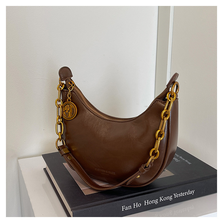 Luxury Brand Designer Bag 2025 Summer New Underarm Bag For Women, Large Capacity Fashionable Single Shoulder Crossbody Bag, Niche Design Versatile Dum